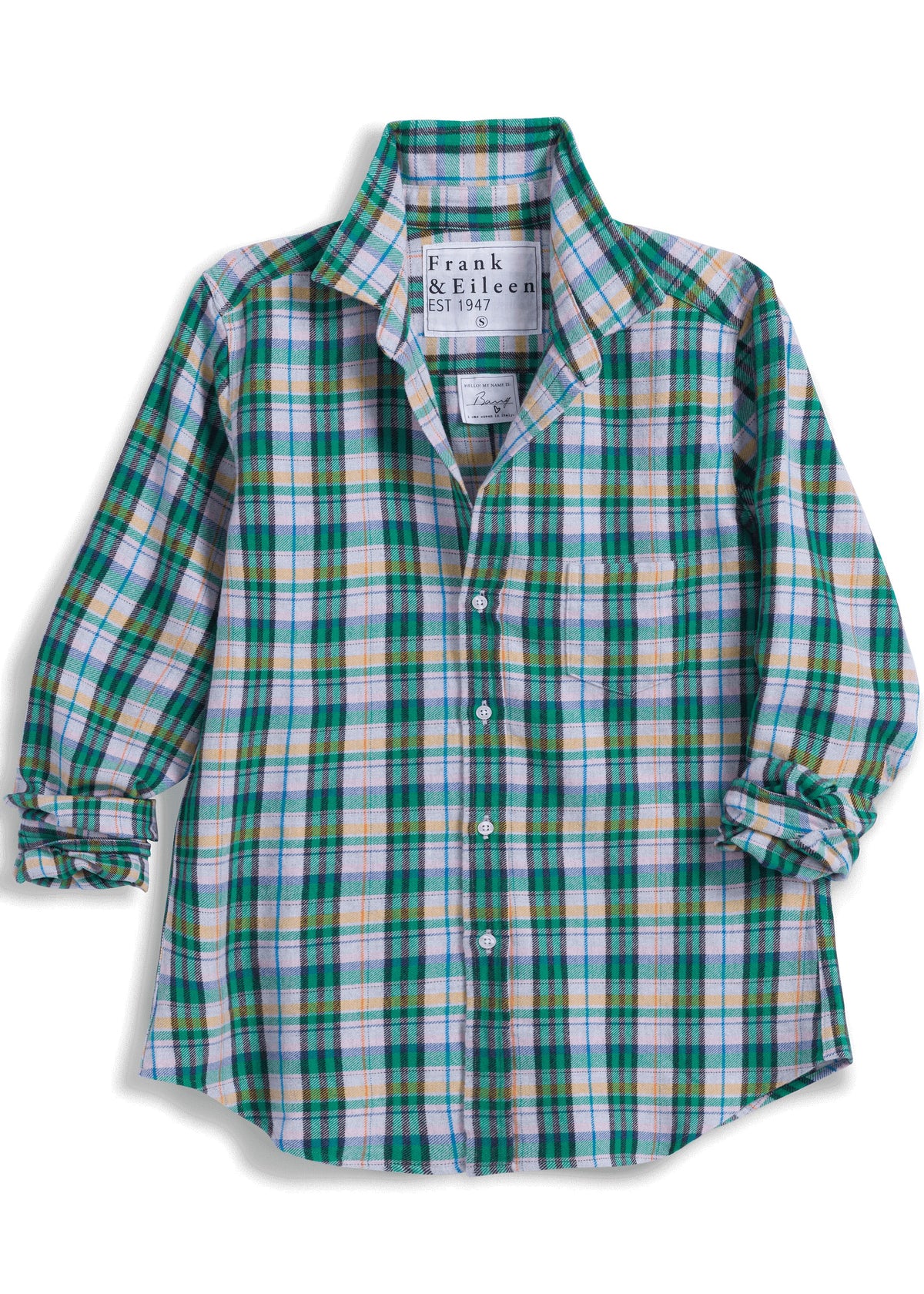F&E Barry Green Pink & Blue Plaid