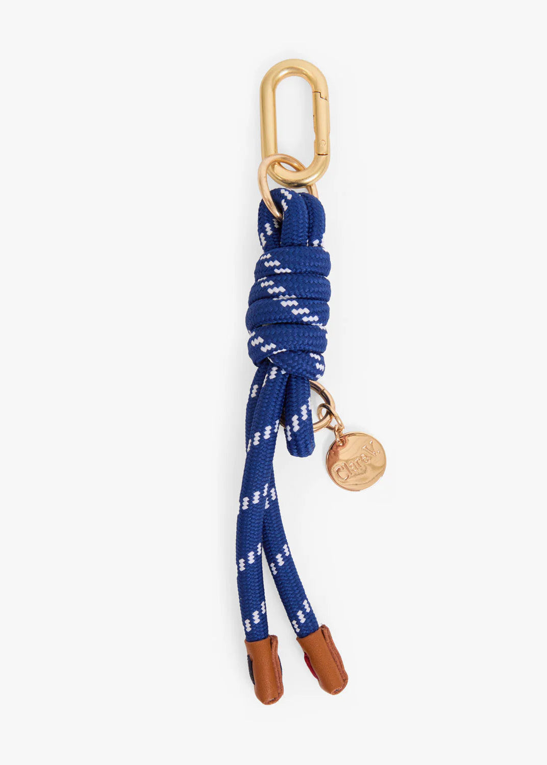 Clare V Navy Barrel Fob