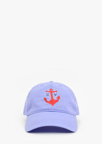 Clare V Lilac Anchor Baseball Hat