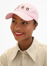 Clare V Baseball Hat in Pink