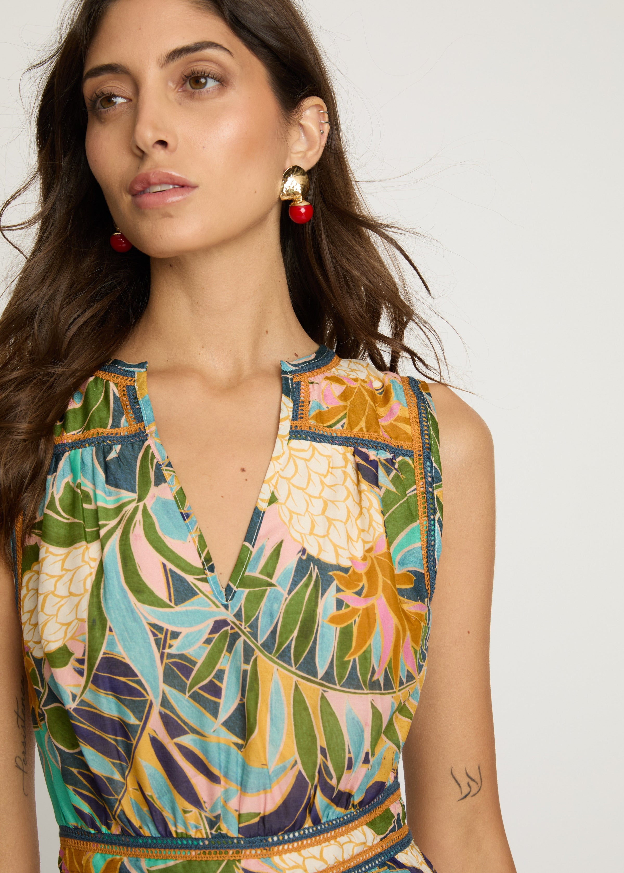 Caballero Caitlin Dress Baroque Pineapple