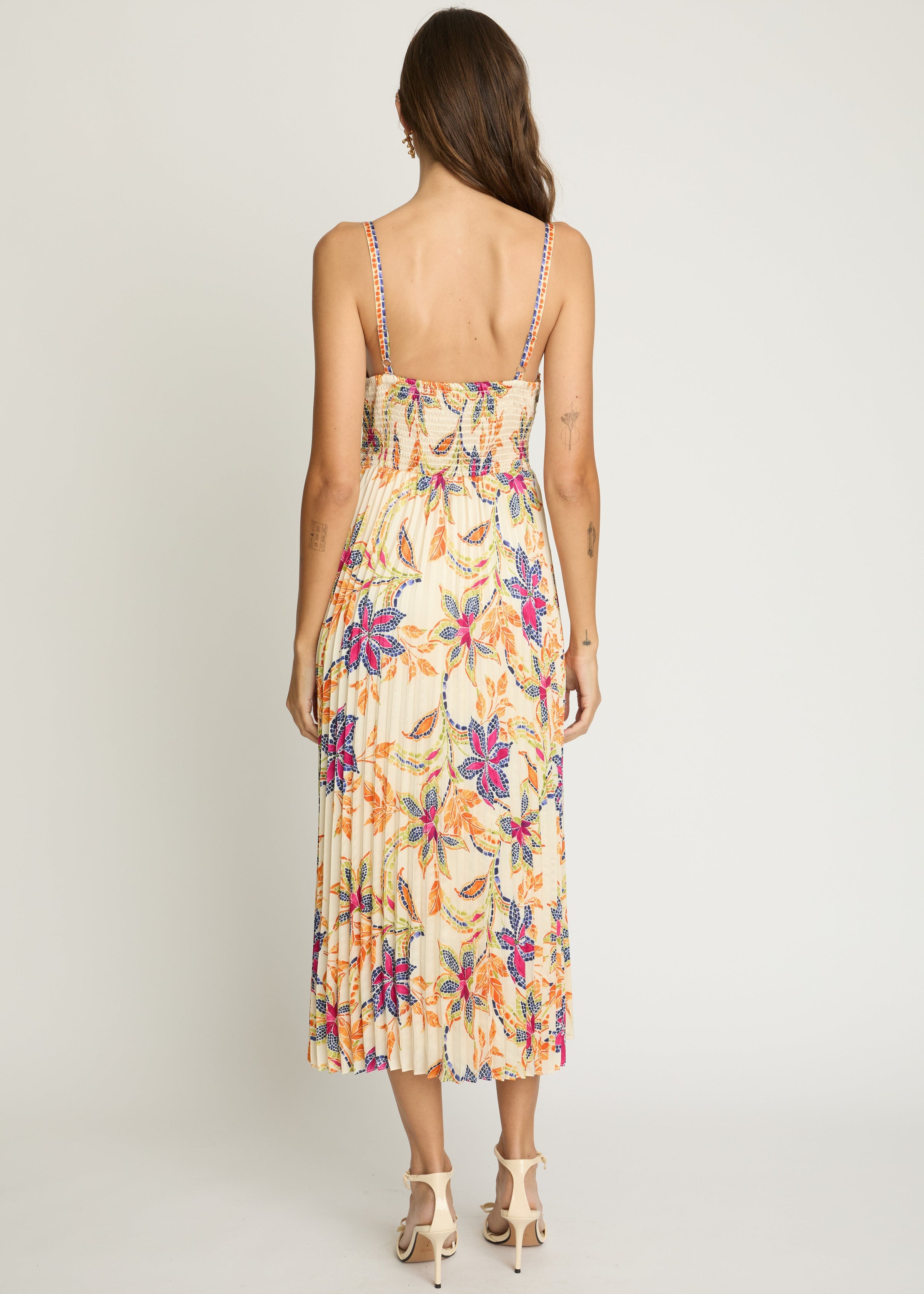 Caballero Dayna Dress Stitched Flower