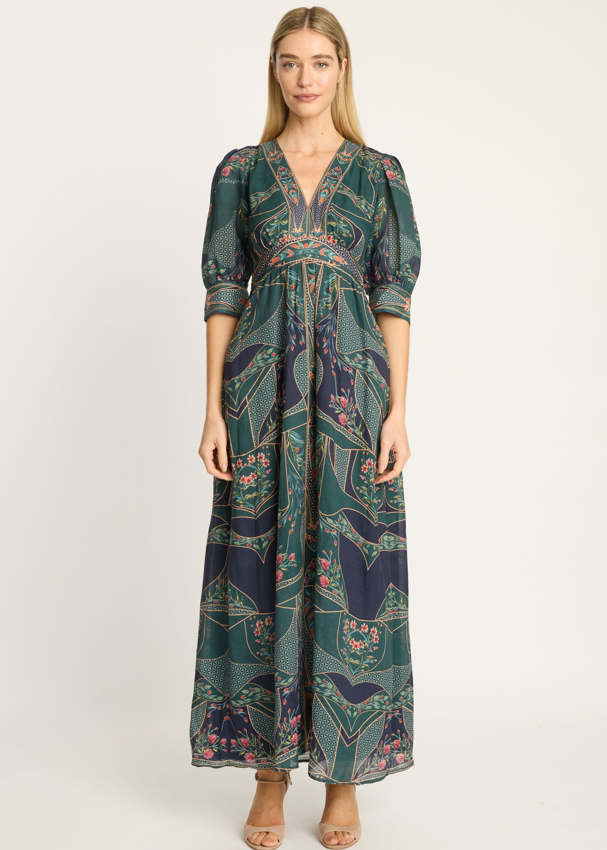 Caballero Aneta Dress Patchwork Flower