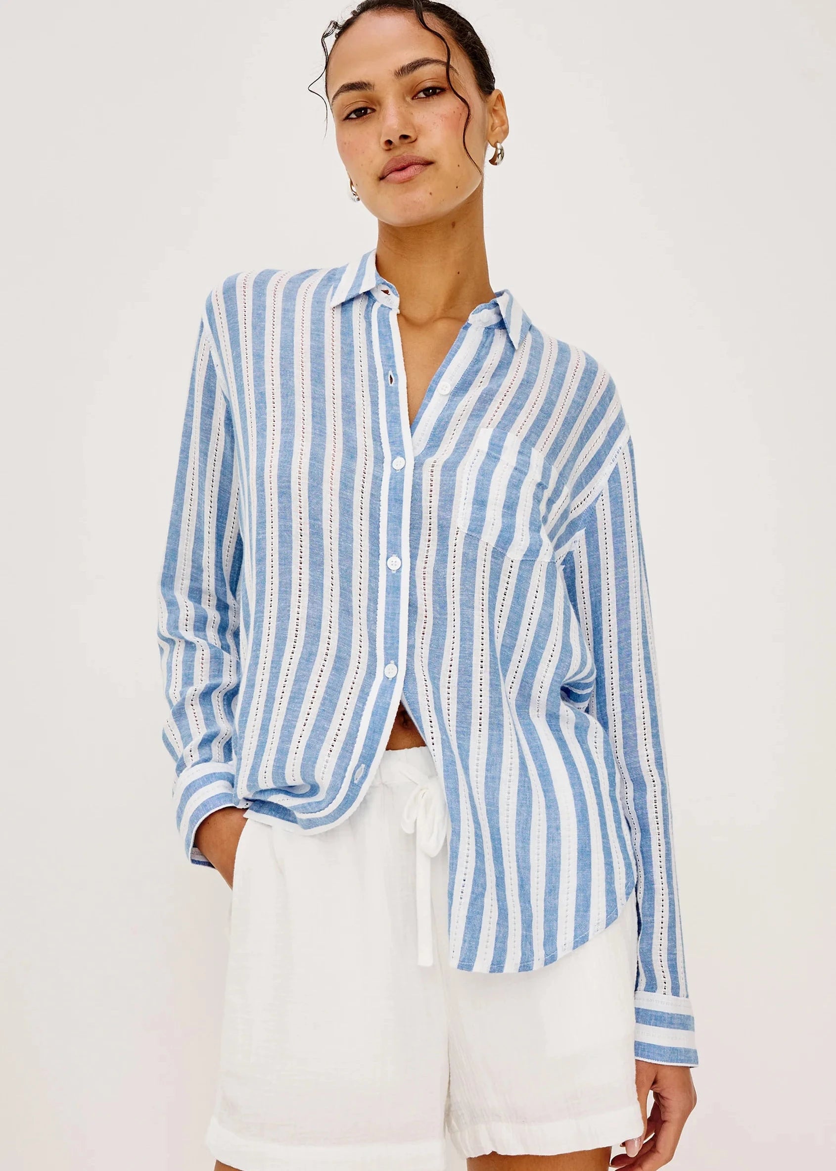Rails Charli Shirt Atlantis Stripe