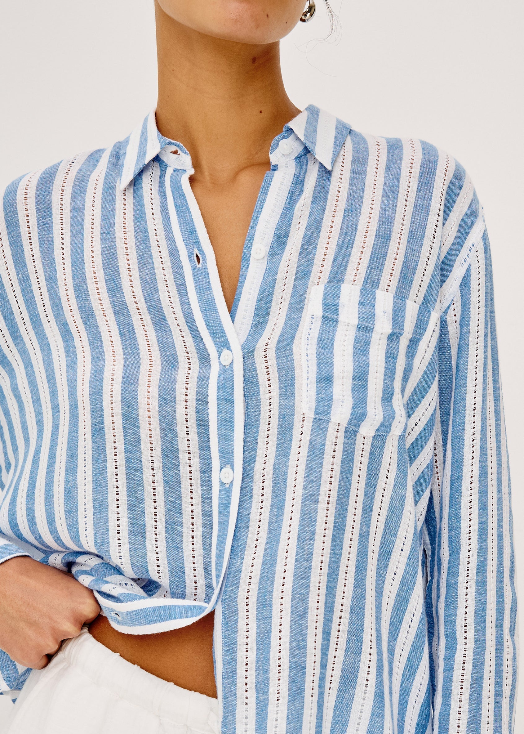 Rails Charli Shirt Atlantis Stripe