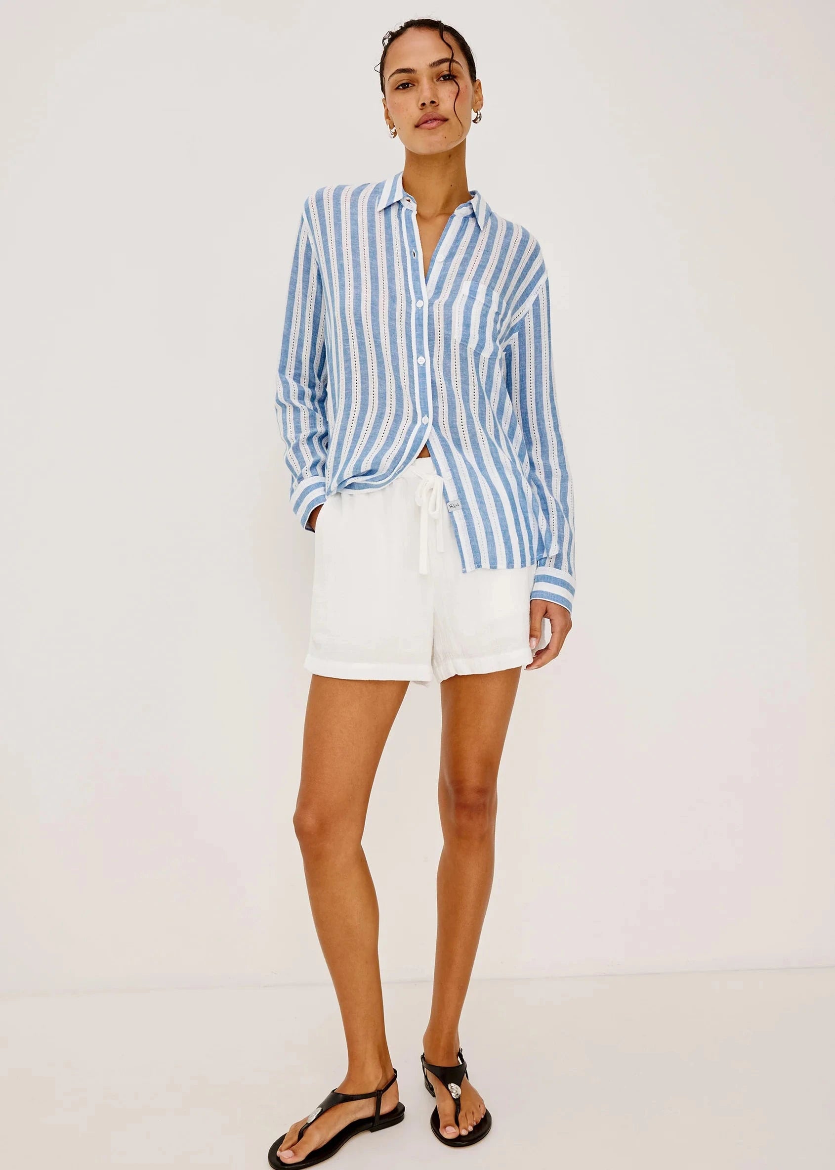 Rails Charli Shirt Atlantis Stripe