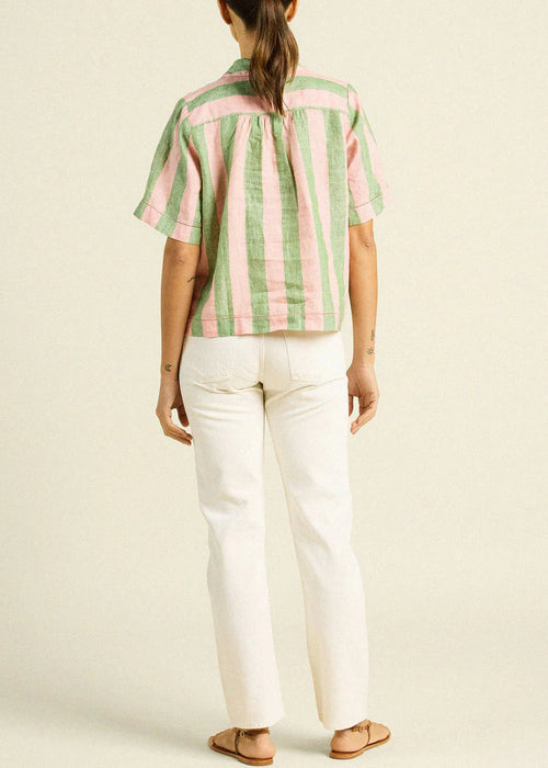 Trovata Cora Shirt Watermelon Stripe