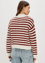 Rails Corrine Sweater Ivory Russet Stripe