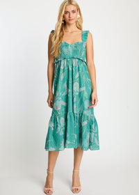 Caballero Nyx Green Ink Dress