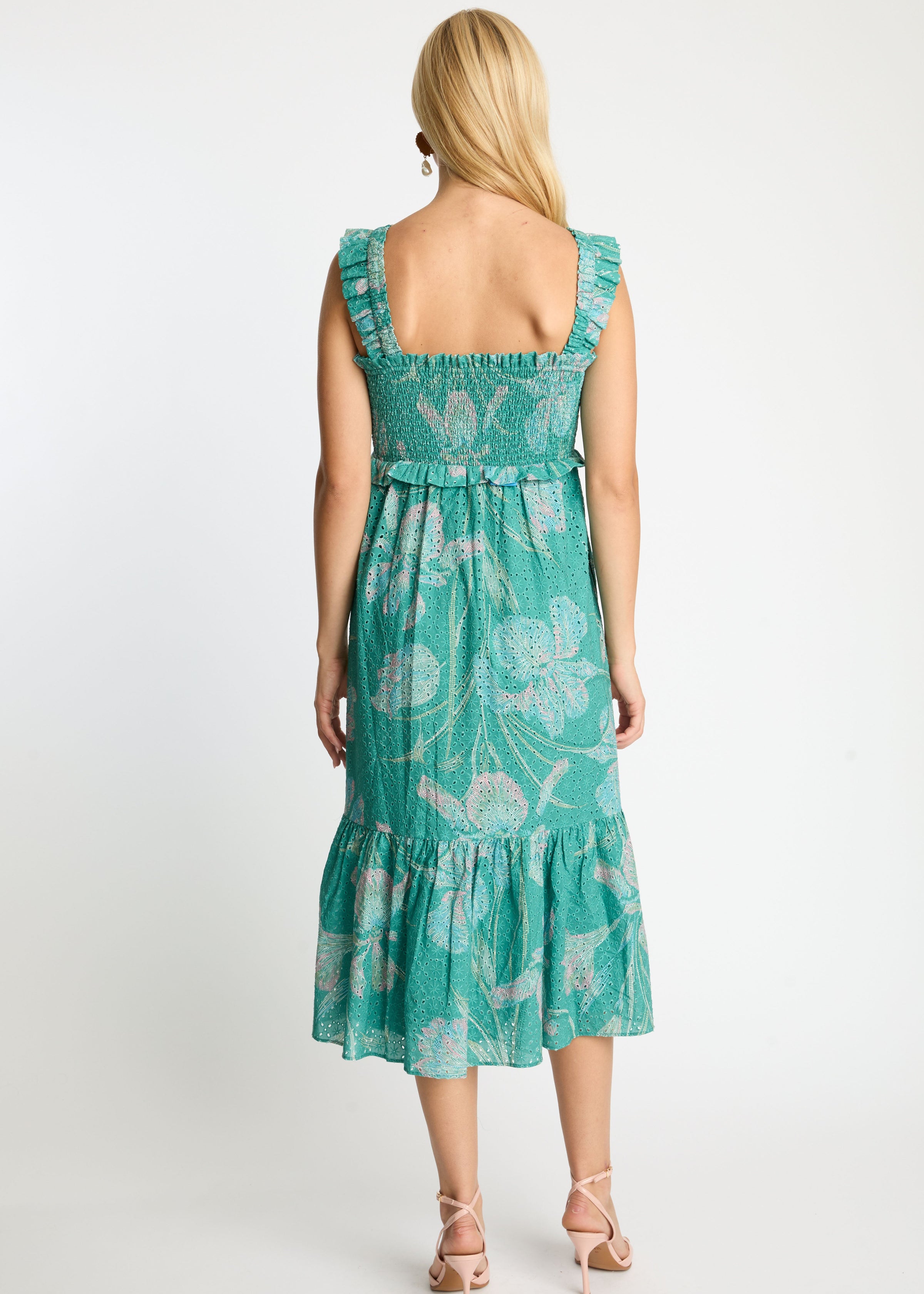 Caballero Nyx Green Ink Dress