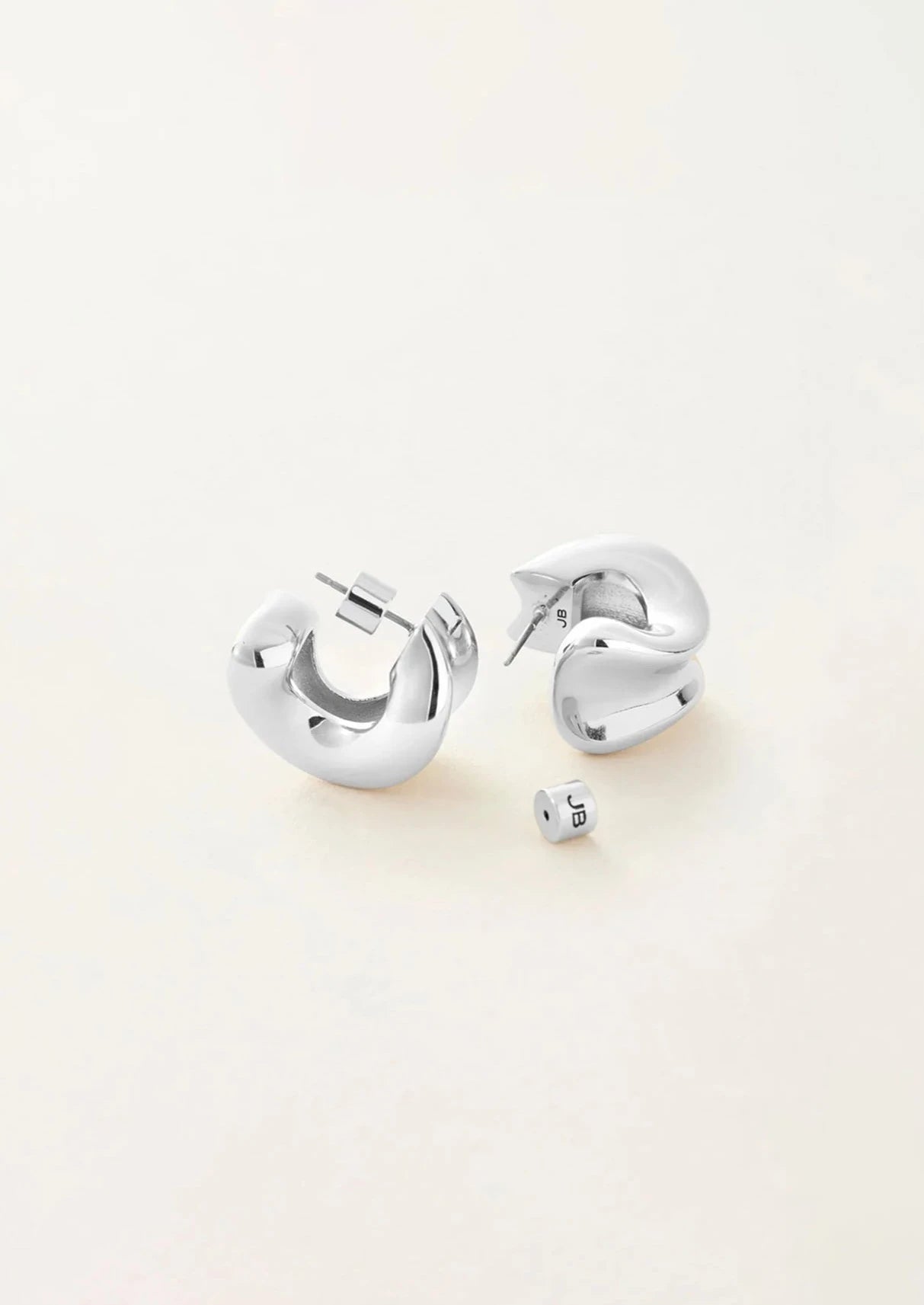 Chunky Doune Hoops Silver