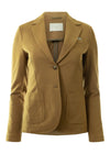 Circolo 1901 Light Fleece Cashmere Slim Fit Blazer Jute