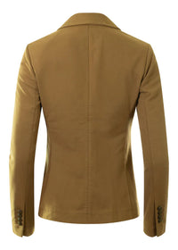 Circolo 1901 Light Fleece Cashmere Slim Fit Blazer Jute