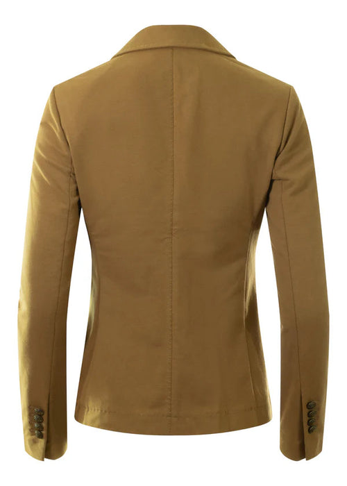 Circolo 1901 Light Fleece Cashmere Slim Fit Blazer Jute