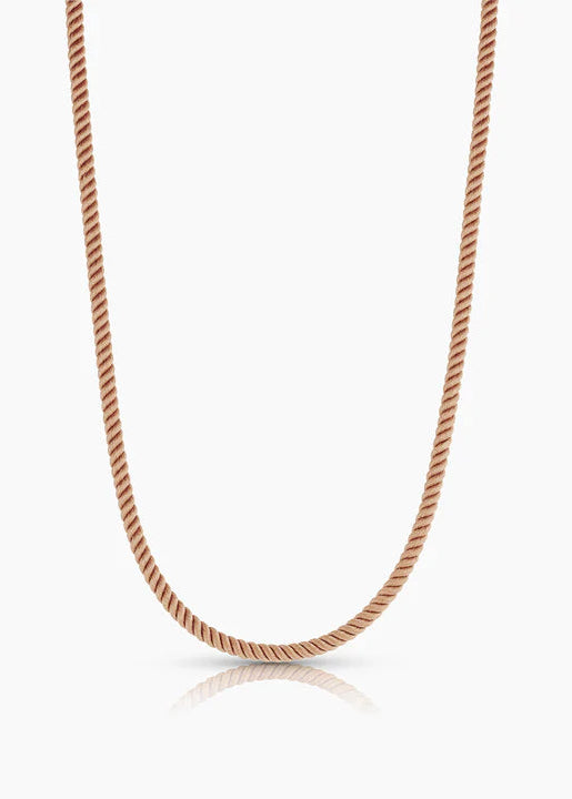 Coco Sand Silk Cord Necklace