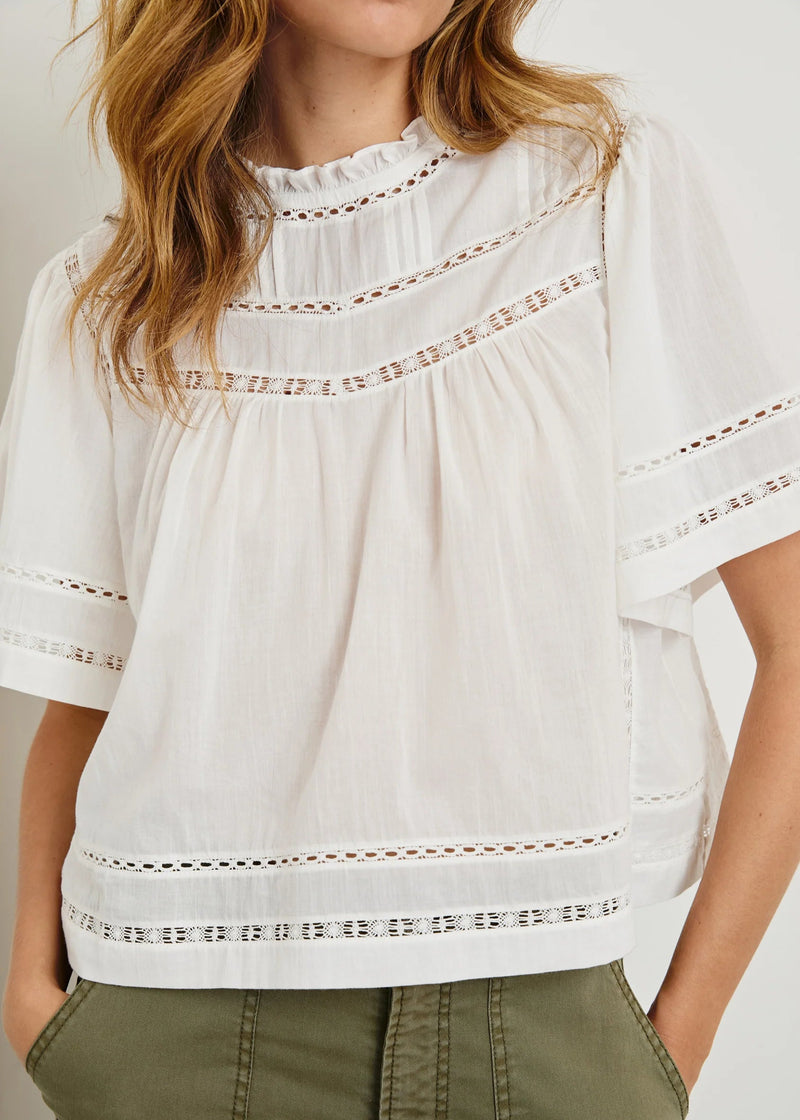 Rails Daisy Top White
