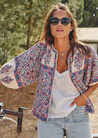 MABE Della Jacket Blue & Pink
