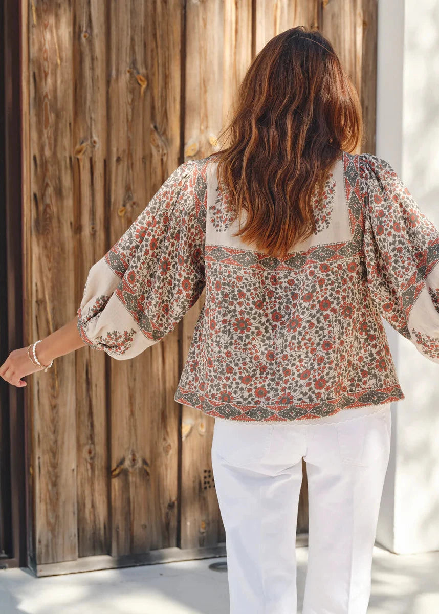 MABE Della Jacket Rust/Khaki