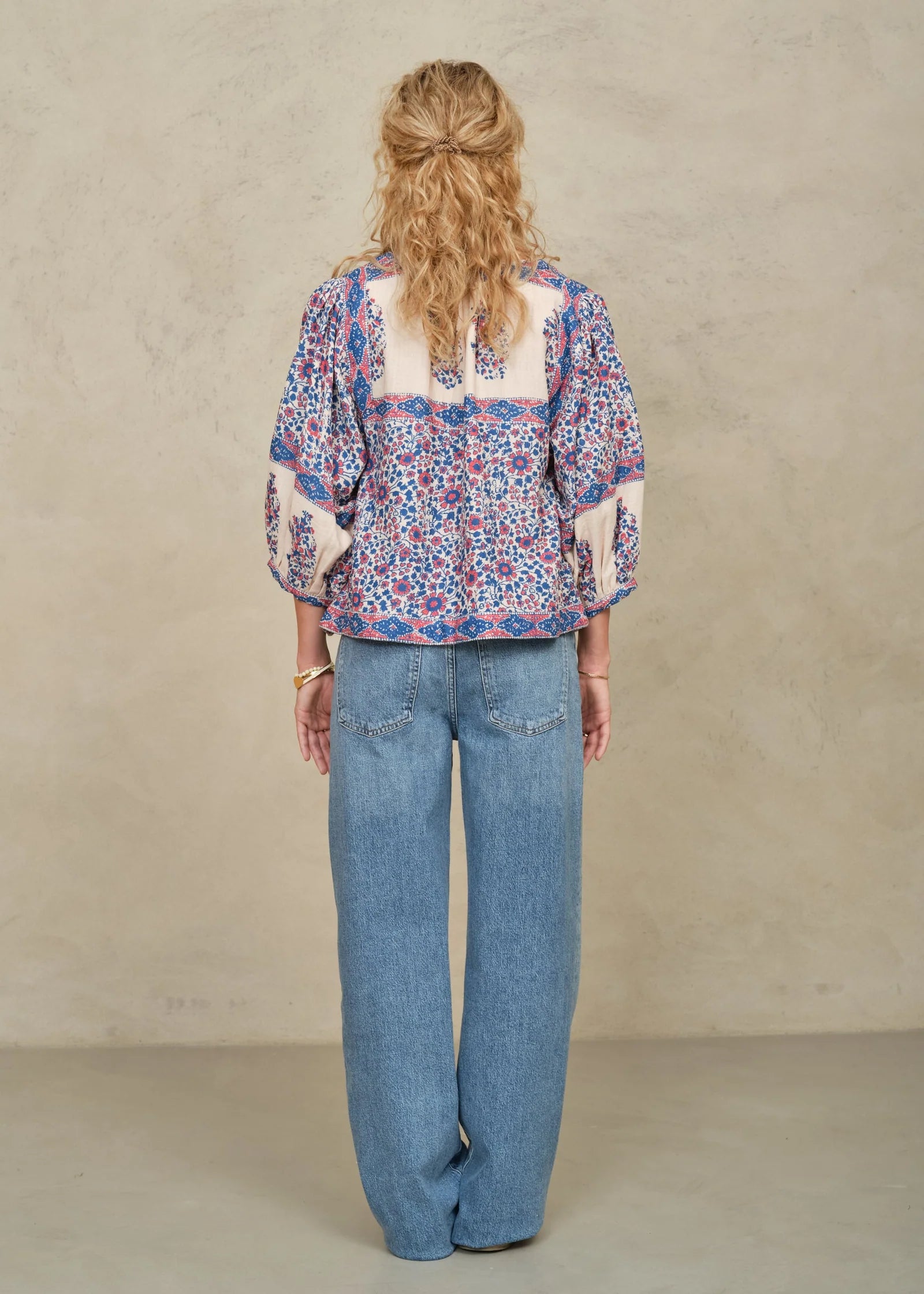 MABE Della Jacket Blue & Pink