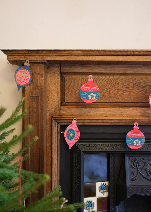 Baubles Sewn Garland
