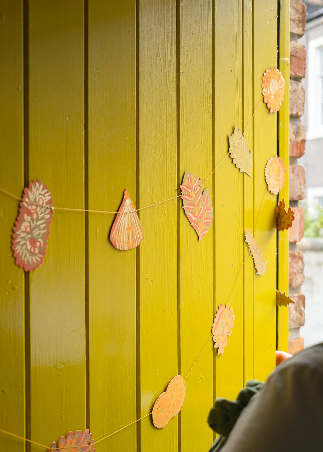 Autumn Blooms Sewn Garland