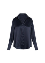 Daria French Cuff Blouse Midnight Navy