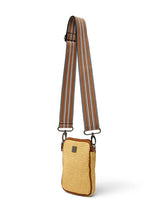 Busy Signal Crossbody: Dune Raffia & Saddle