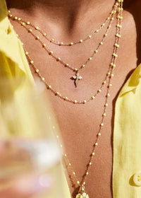 Gigi Clozeau Croix Lumière Diamond Pendant