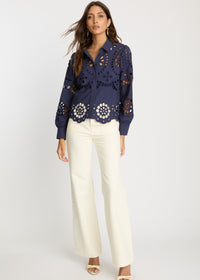 Caballero Emmie Navy Top