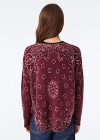 Kujten Mela Bandana Sweater Milano Burgandy
