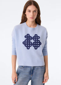 Kujten Amelie Symbol Sweater Celestial