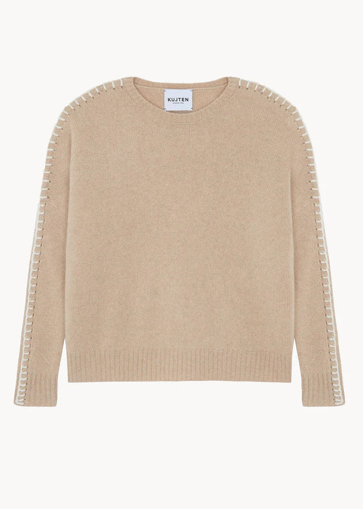 Kujten Amea Sweater Organic Beige