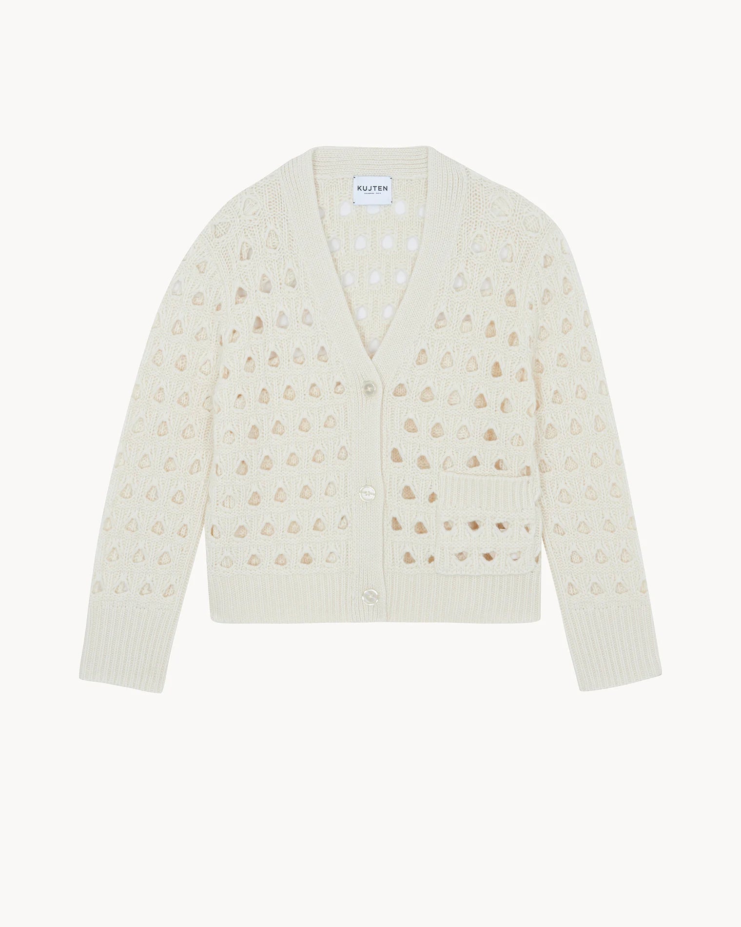 Kujten Leocadia Cardigan Blanc