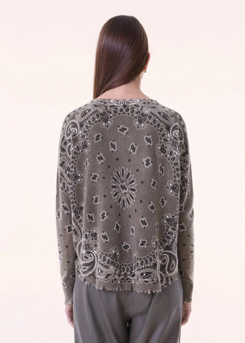 Kujten Mela Bandana Sweater Khaki