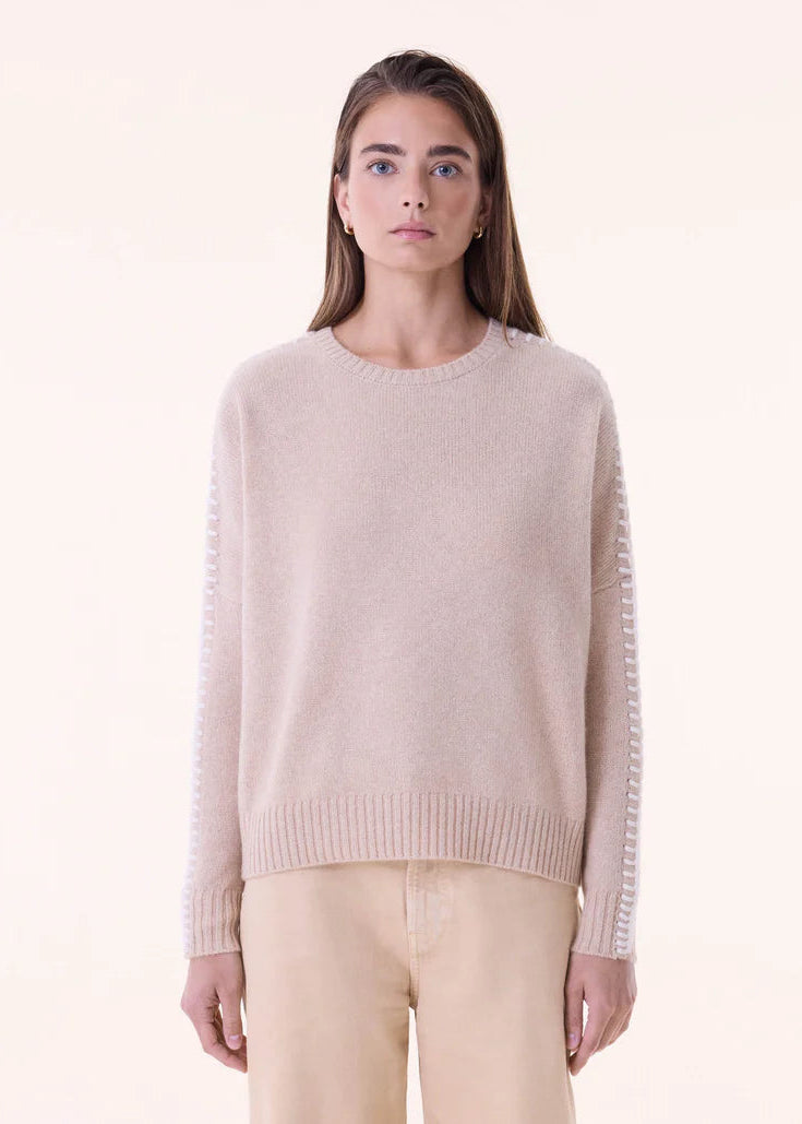 Kujten Amea Sweater Organic Beige