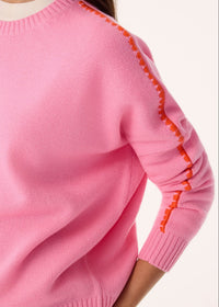 Kujten Amelina Contrast Stitch Sweater
