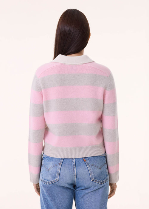 Royce Stripe Sweater Rose Vintage