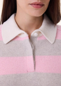 Royce Stripe Sweater Rose Vintage