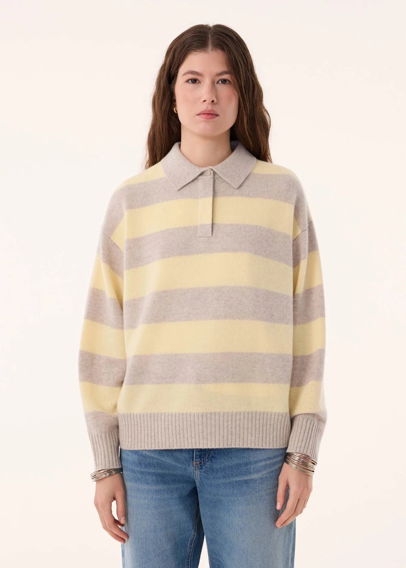 Kujten Royde Polo Stripes Sweater