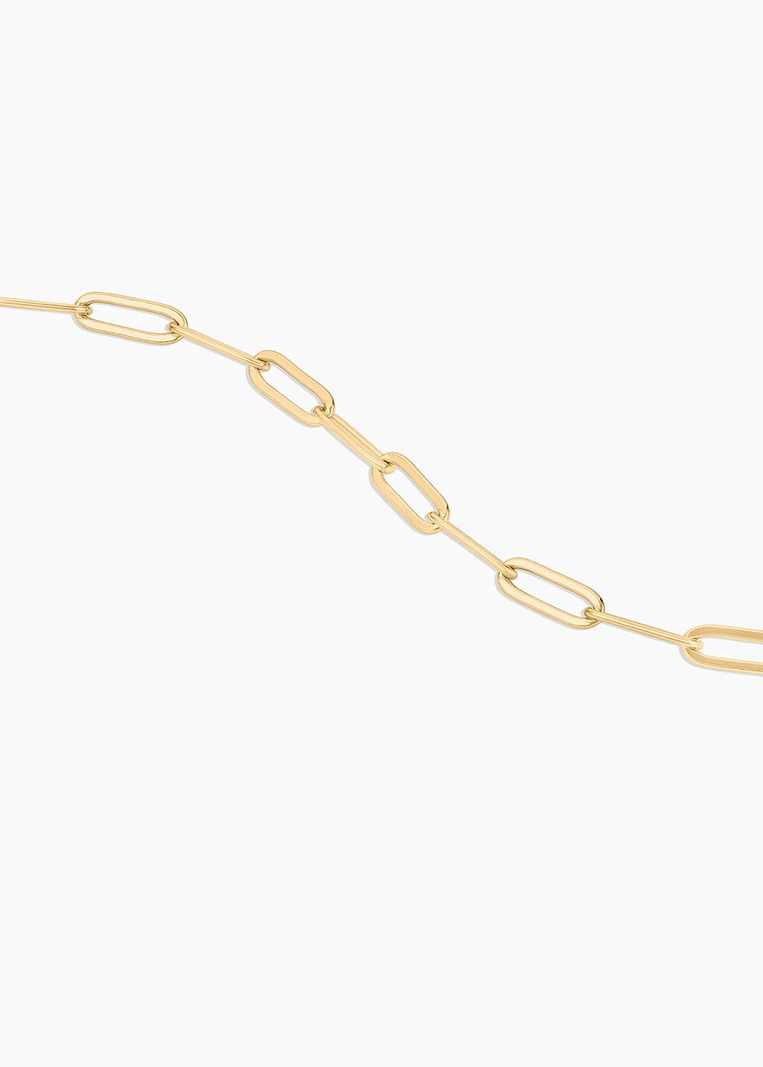 Finn Paperclip Charm Necklace 18"