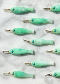 Fortuna Chrysoprase Fish Charm