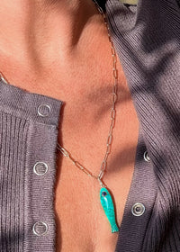 Fortuna Howlite Fish Charm