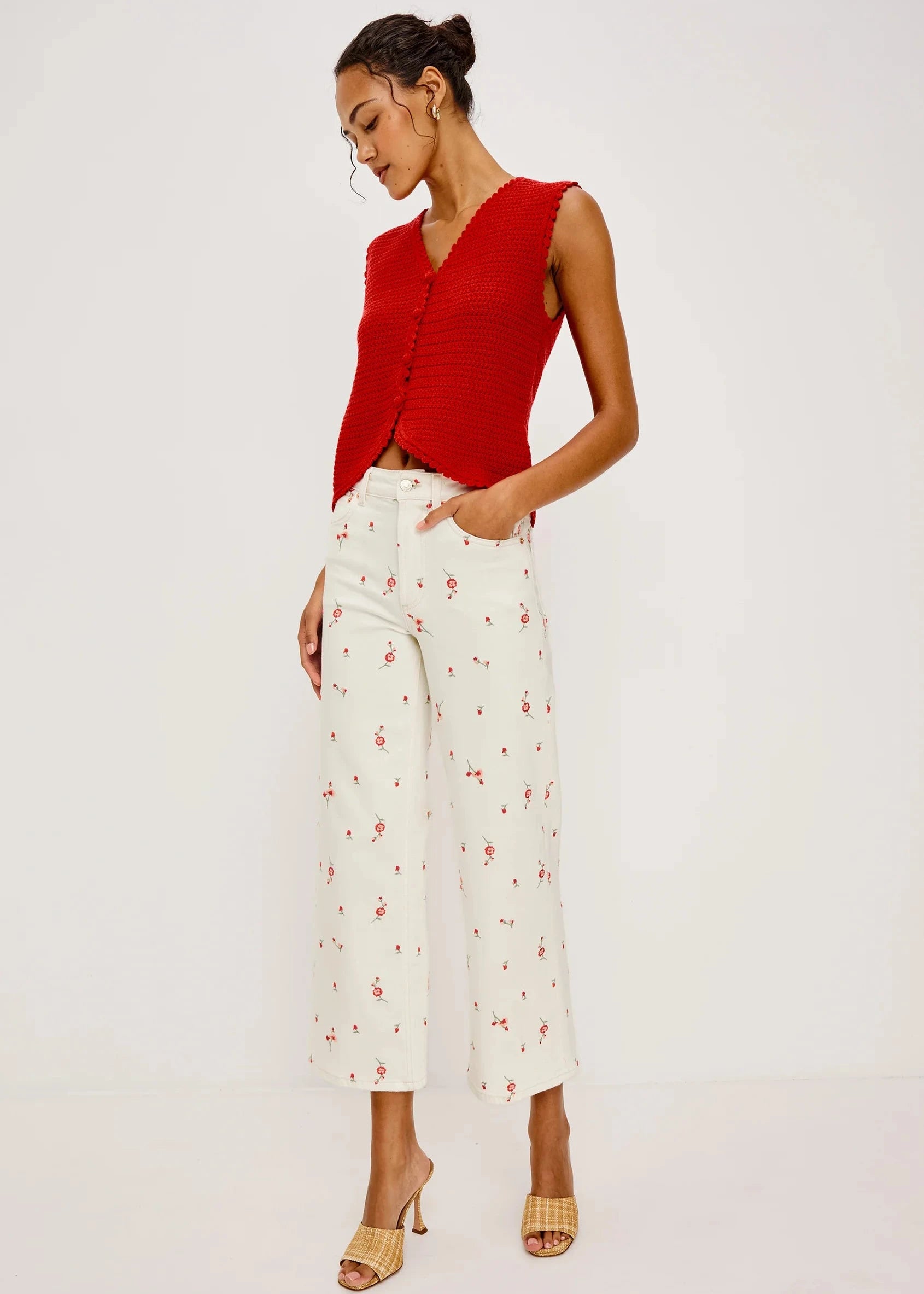Rails Getty Crop Romantic Floral