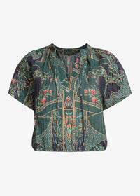 Caballero Zola Top Patchwork Flowers