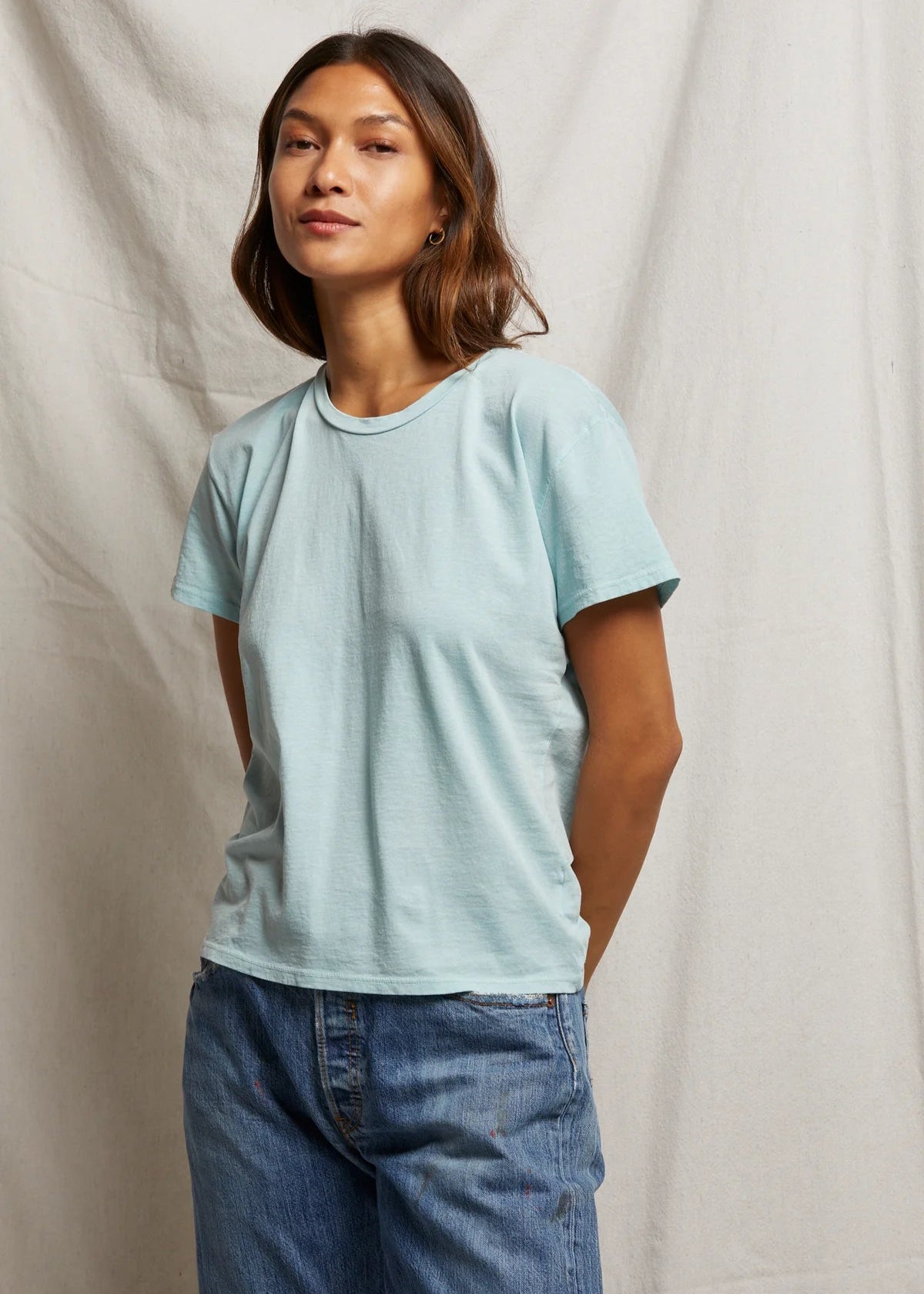 perfectwhitetee Harley Tee Iced Aqua