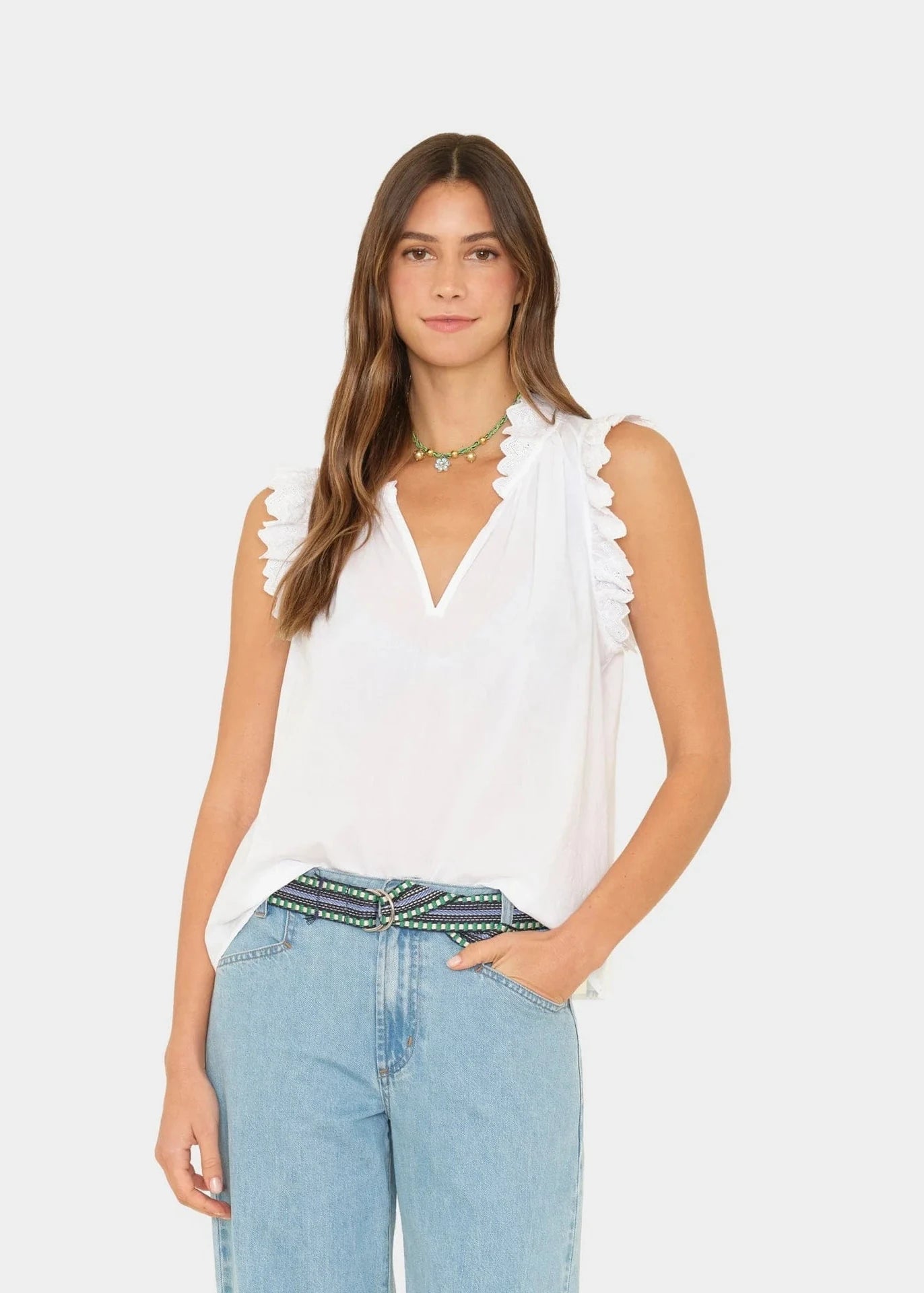 Xirena White Bexie Top
