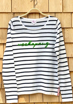 Weekapaug Striped Cotton Sweater