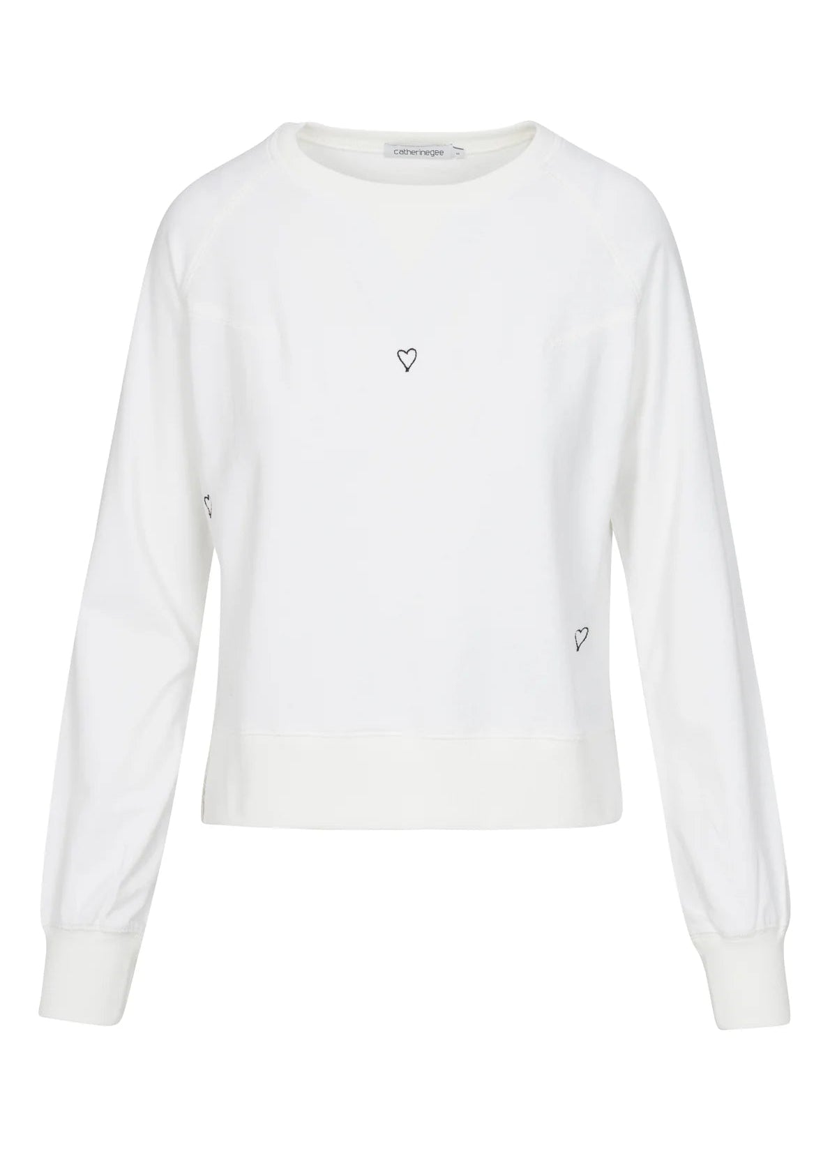 Embroidered Heart Sweatshirt