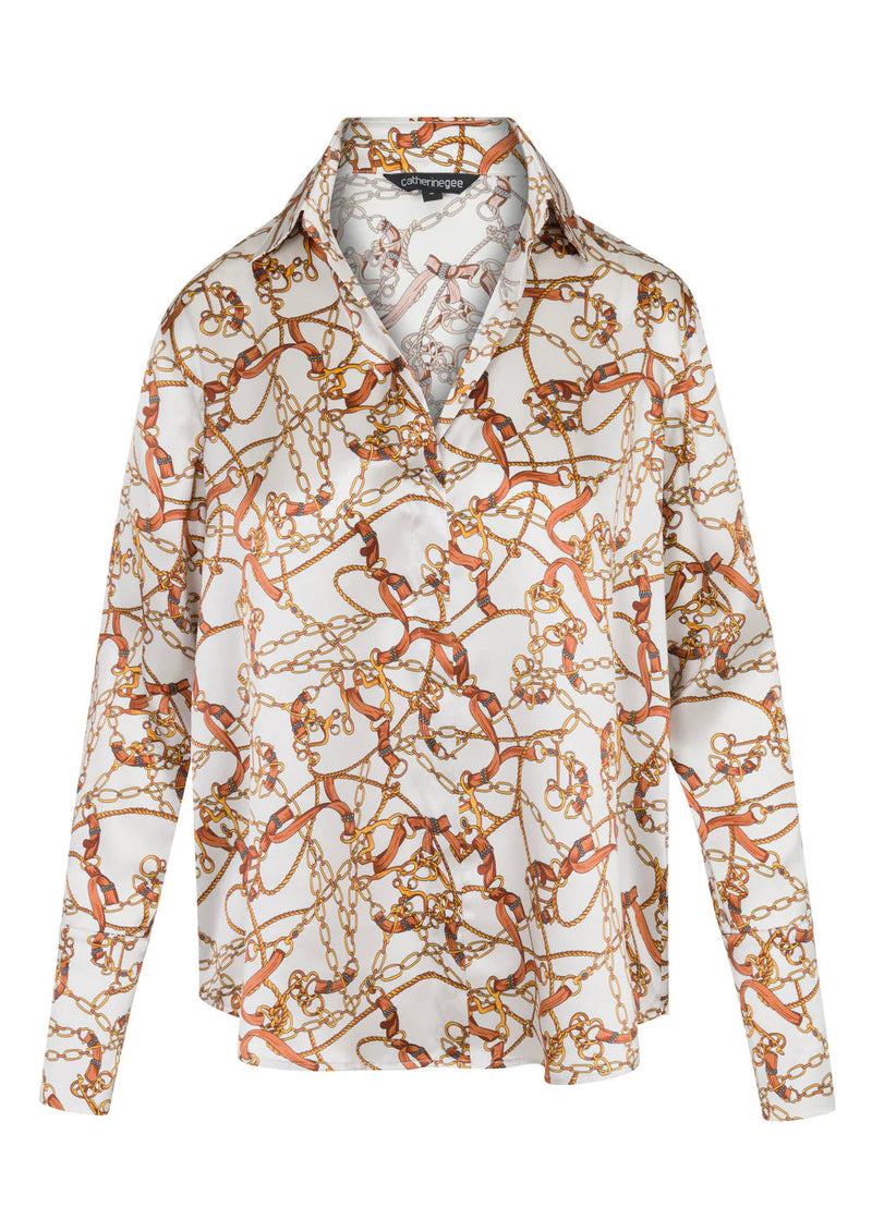 Daria French Cuff Blouse Belgrano