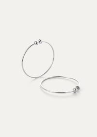 Icon Hoops Medium Silver